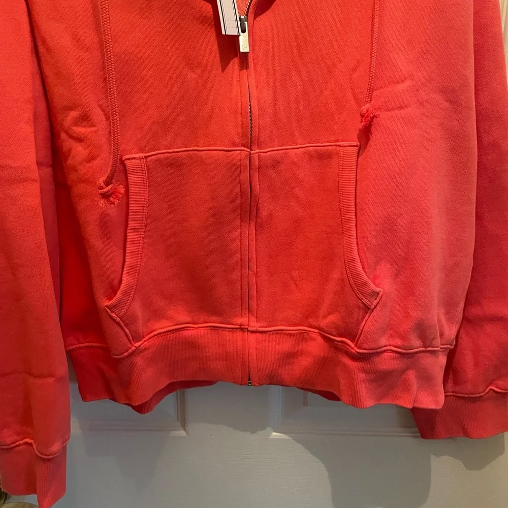 PINK Victoria's Secret Coral Zip-Up Hoodie - Picture 5 of 16